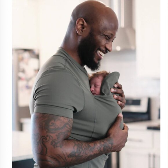 Lalabu Dad Shirt Short Sleeve Fern Green XL - Picture 1 of 16